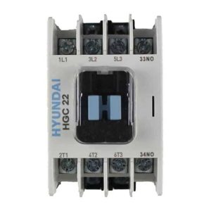 کنتاکتور 22 آمپر هیوندای بوبین 220VAC توان 11 کیلووات HGCB