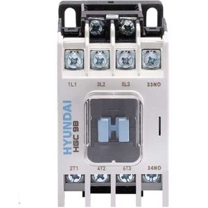 کنتاکتور 9 آمپر هیوندای بوبین 220VAC توان 4 کیلووات مدل HGCB